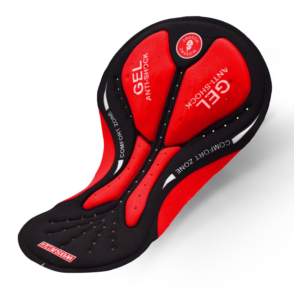 Cycling Short Cushion Breathable 5D Pad Bike Base Cushion Outdoor Biking Underwear Silica Gel Pad Riding Accessories Men Woman