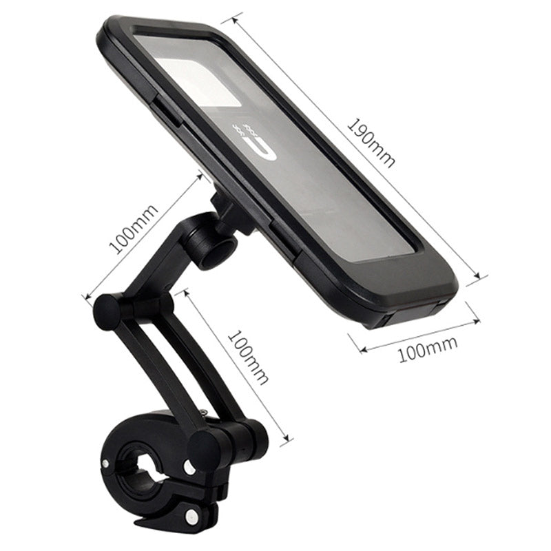 Bicycle Mobile Phone Bracket Waterproof Electric Vehicle Motorcycle Mobile Phone Bracket Mountain Bike Waterproof Bag