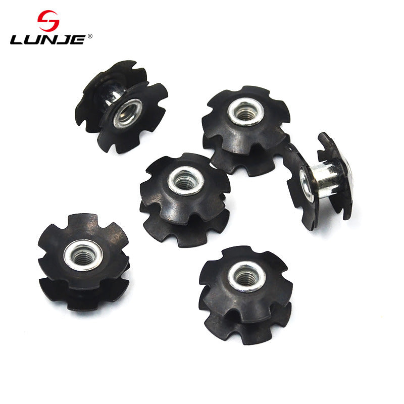Bicycle Sun Flower Front Fork Flower Core Mountain Road Bike Front Fork Bowl Set Hanging Heart Suitable For 28.6 Front Fork Tube Accessories
