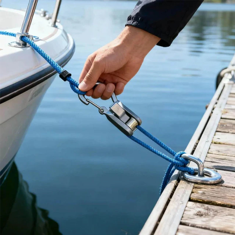 Tensores de cuerda para camping, juego de 6 con cordones reflectantes