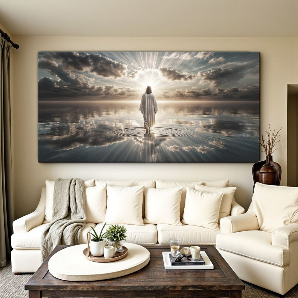 Walking on Water – Faith Canvas Wall Art III