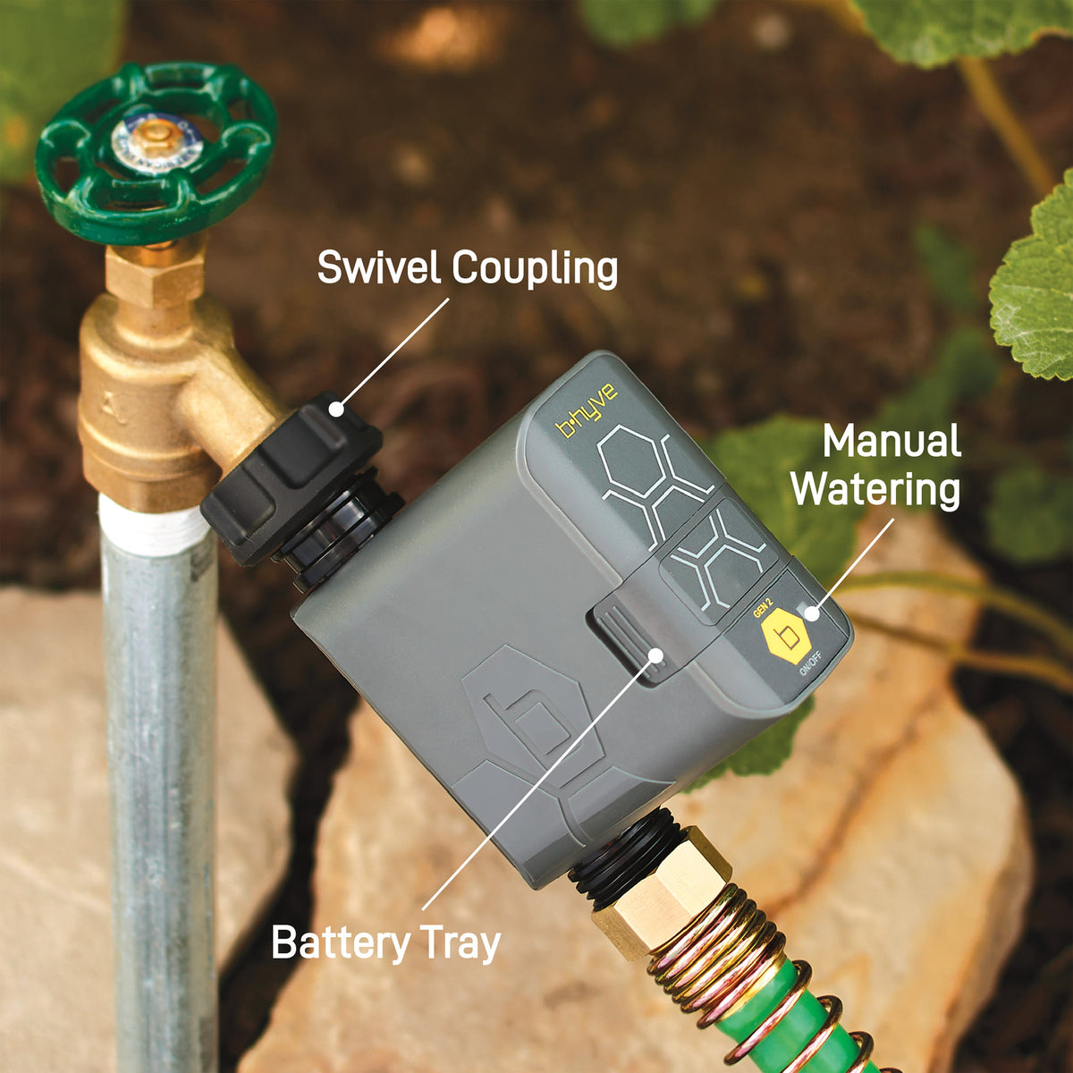 Orbit B-hyve Gen 2 Smart Hose Watering Timer with Gen 2 Hub – 21204