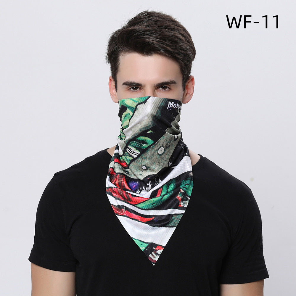 Cycling Headscarf Seamless Magic Triangle Scarf Men's And Women's Mountain Bike Equipment Variety Scarf Cycling Headgear