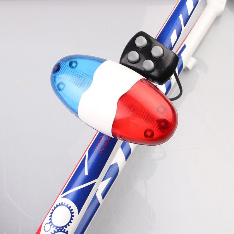 325B Bicycle 4-Tone Electronic Horn Mountain Bike Tail Light Bicycle With Lamp Horn