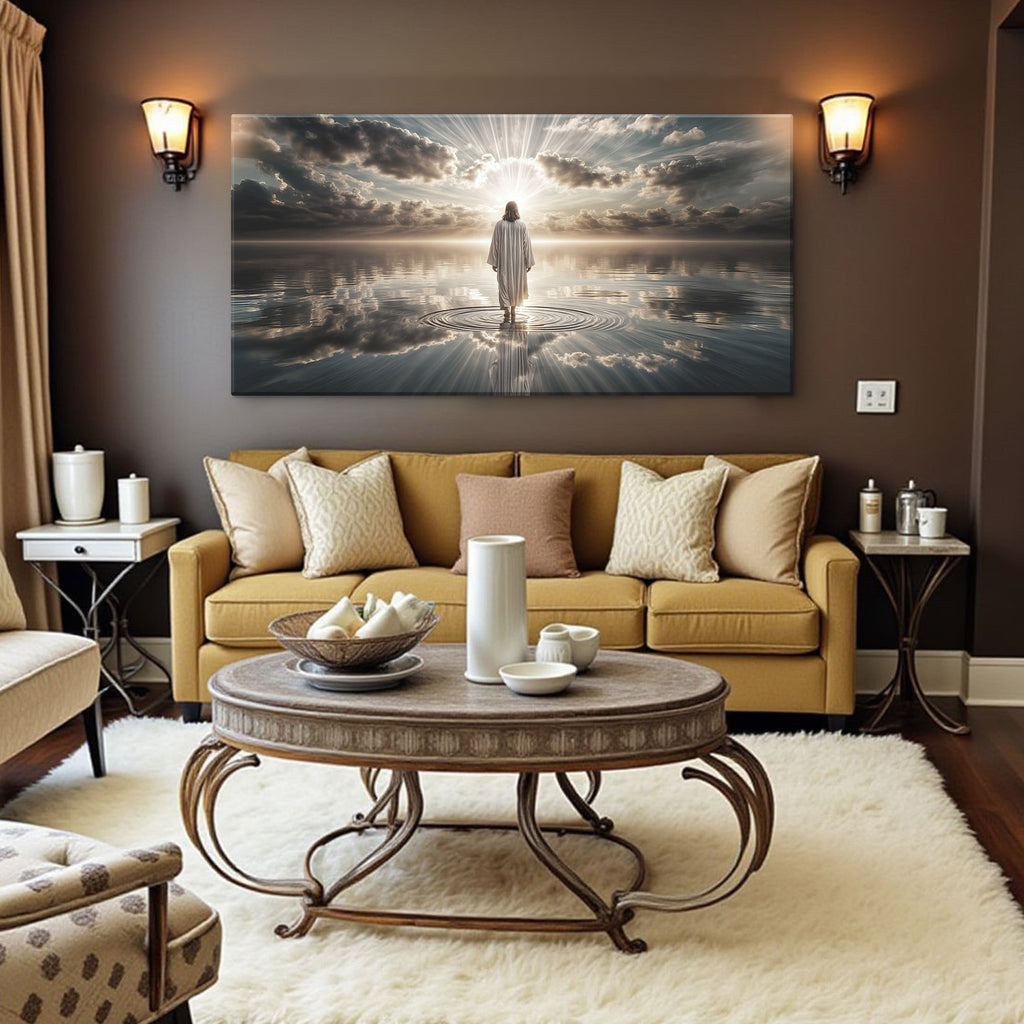 Walking on Water – Faith Canvas Wall Art III