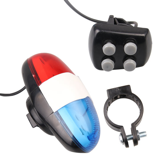 325B Bicycle 4-Tone Electronic Horn Mountain Bike Tail Light Bicycle With Lamp Horn