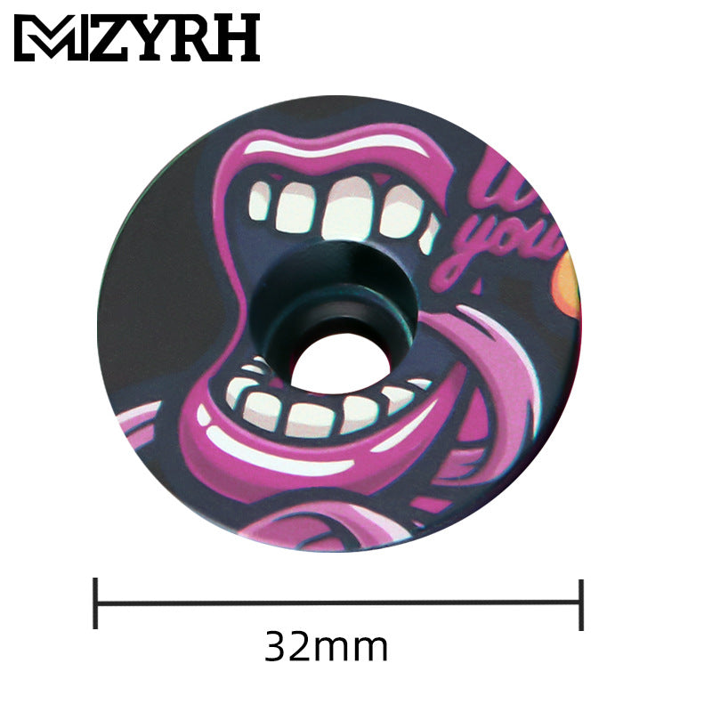 Bicycle Bowl Cover Mountain Handlebar Stand Wrist Cover Aluminum Alloy Road Bike Personality Modified Bowl Cover Accessories
