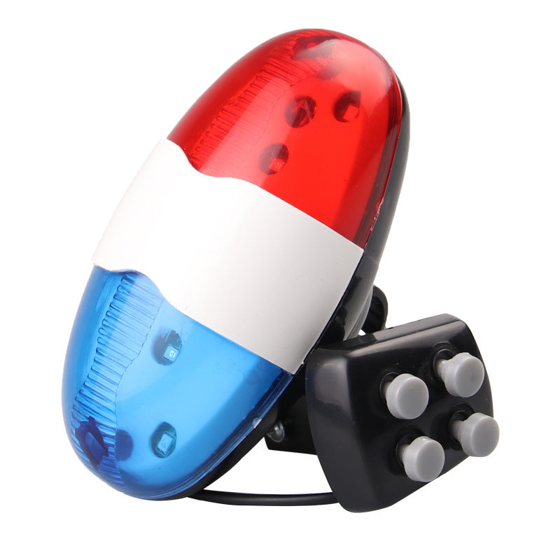 325B Bicycle 4-Tone Electronic Horn Mountain Bike Tail Light Bicycle With Lamp Horn