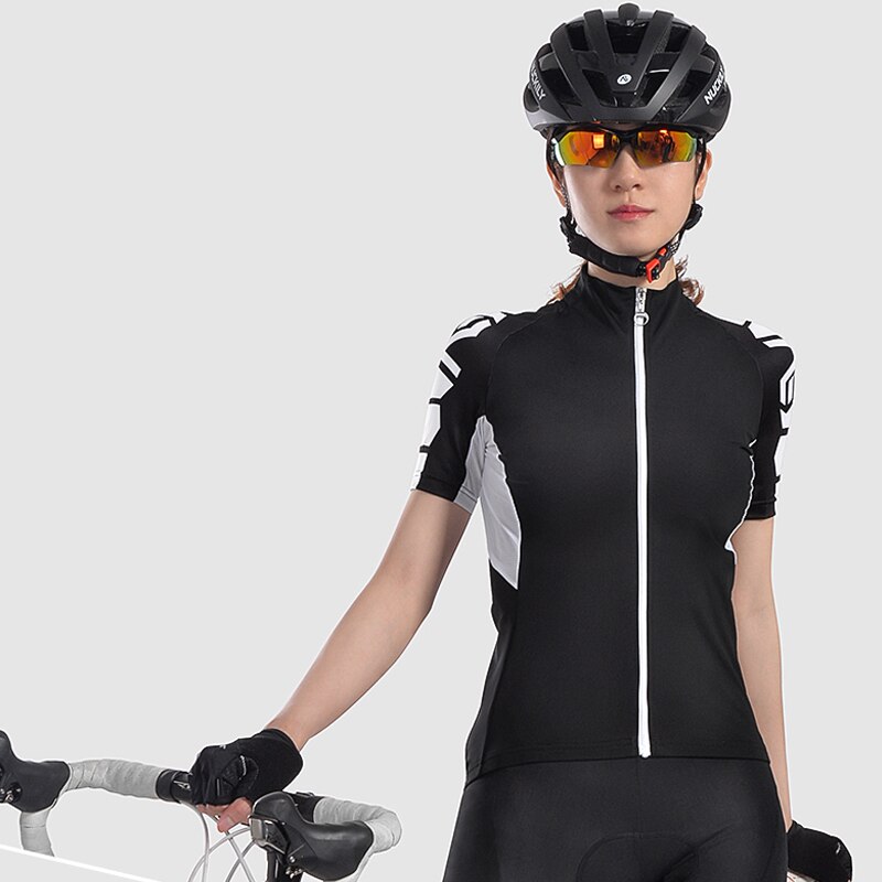 Women's Cycling Clothing Road Bike Jersey MTB Clothes Short Sleeve Shirt Female Bicycle Wear