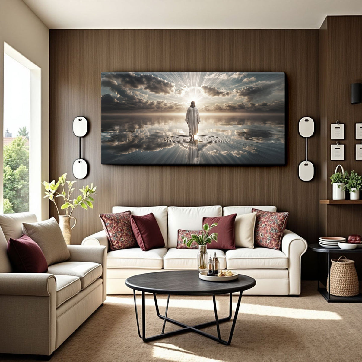Walking on Water – Faith Canvas Wall Art III