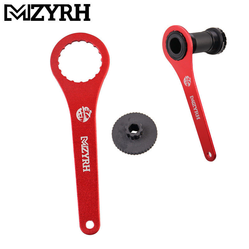 Mountain Bike Road Bike Center Axle Removal Wrench One Piece Crankshaft Center Axle Wrench Bb Center Axle Disassembly And Repair Tool