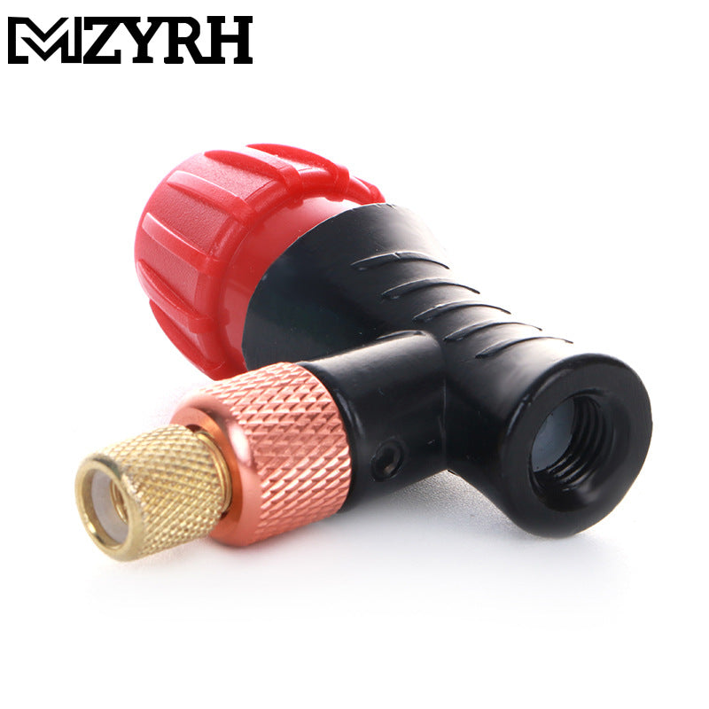 Bicycle Fast Inflatable Bottle Head Thickened Explosion-Proof Portable CO2 Gas Cylinder Mountain Bike Gas Bottle Head