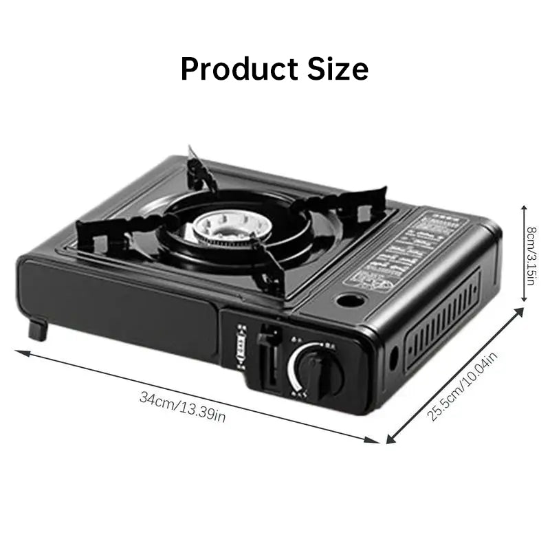 Estufa portátil de gas para camping de 2,2 kW con estuche