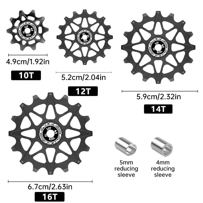 Polea de cambio para bicicleta con rodamiento cerámico | 10T–16T