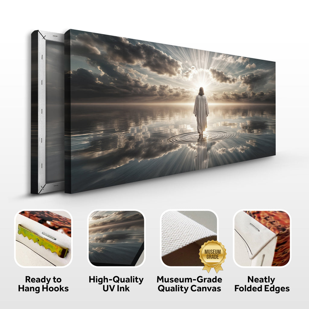 Walking on Water – Faith Canvas Wall Art III