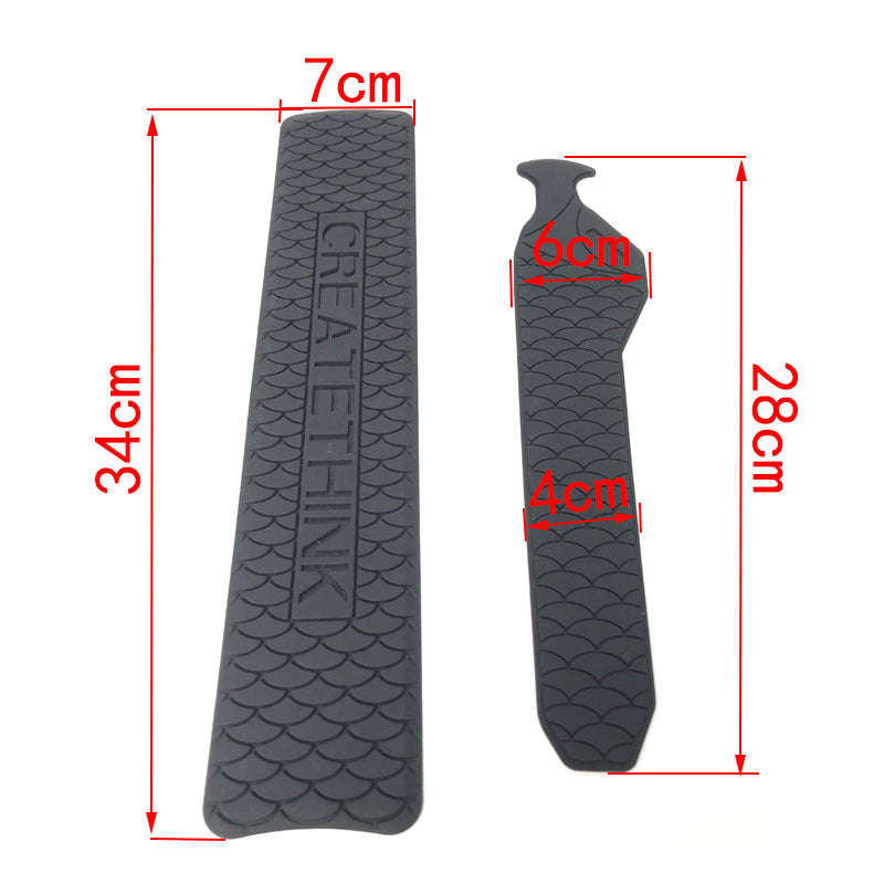Bicycle Chain Guard Sticker Frame Protection Sticker Silicone Sheet Mountain Bike Road Bike Anti-Hanging Protective Film