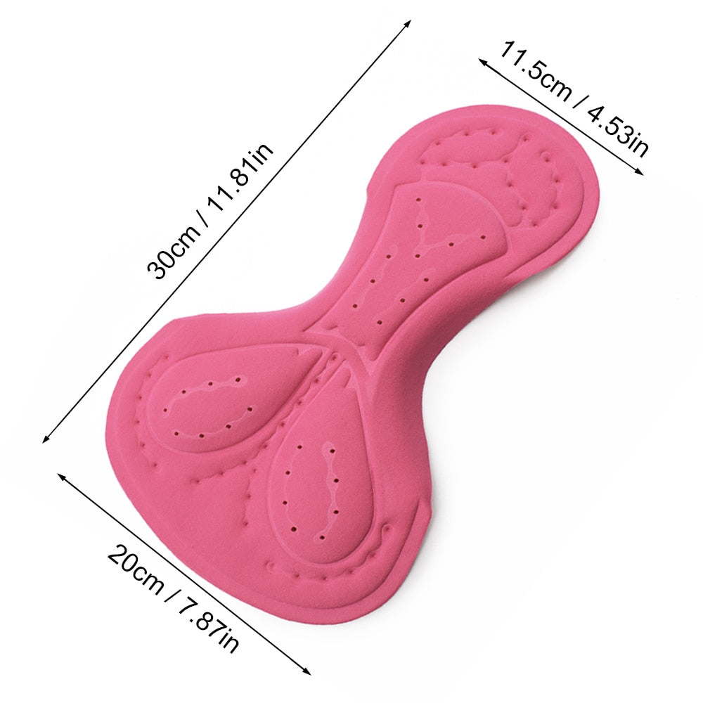 Cycling Short Cushion Breathable 5D Pad Bike Base Cushion Outdoor Biking Underwear Silica Gel Pad Riding Accessories Men Woman