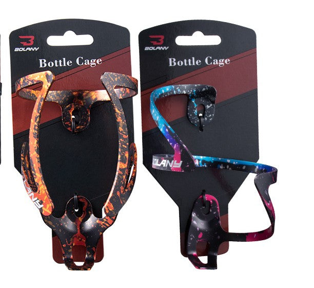 BOLANY Mountain Bike Aluminum Bottle Cage Lightweight Bicycle Bottle Cage One-piece Molded Gradient Color