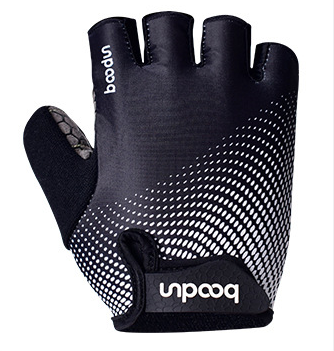 Boodun Outdoor Cycling Gloves Half Finger Palm Silicone SBR Sports Lycra Cycling Gloves
