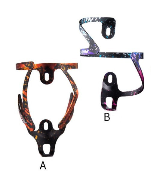 BOLANY Mountain Bike Aluminum Bottle Cage Lightweight Bicycle Bottle Cage One-piece Molded Gradient Color