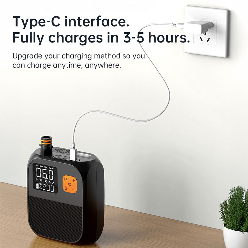 Inflador eléctrico de dos etapas para kayaks | 8000 mAh, 25 PSI