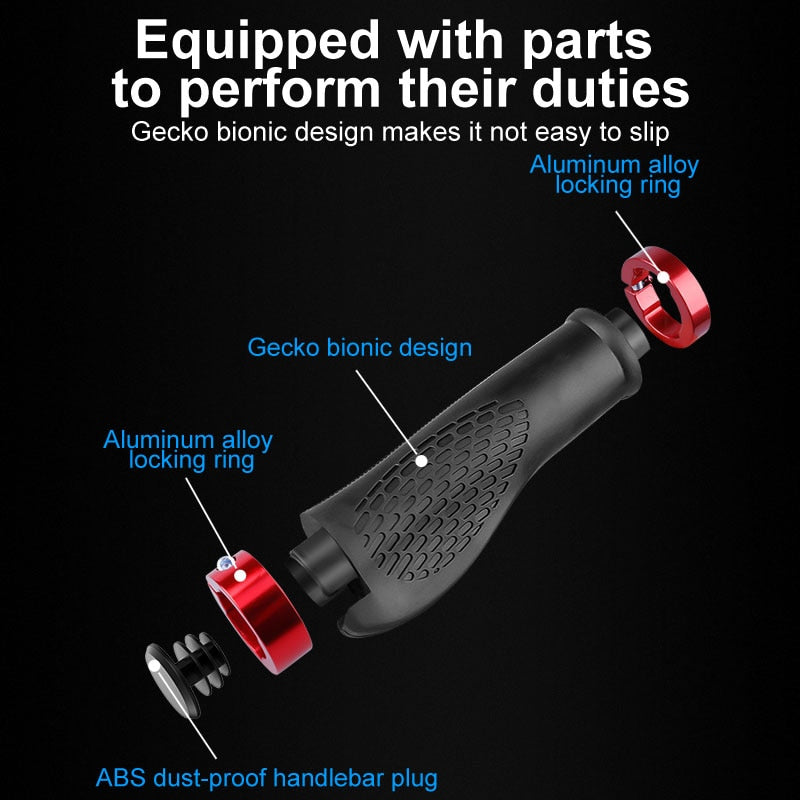 Shock-Absorbing Comfort Grip Flat Handlebars Cycling Equipment Accessories Mountain Bike Handlebars