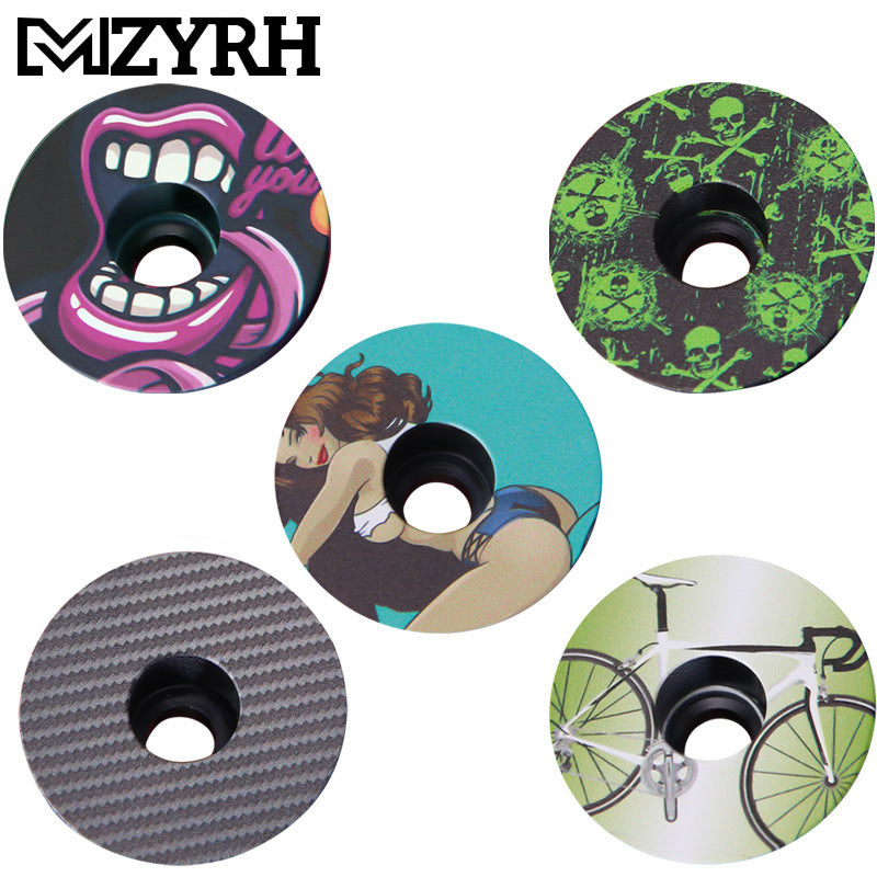 Bicycle Bowl Cover Mountain Handlebar Stand Wrist Cover Aluminum Alloy Road Bike Personality Modified Bowl Cover Accessories