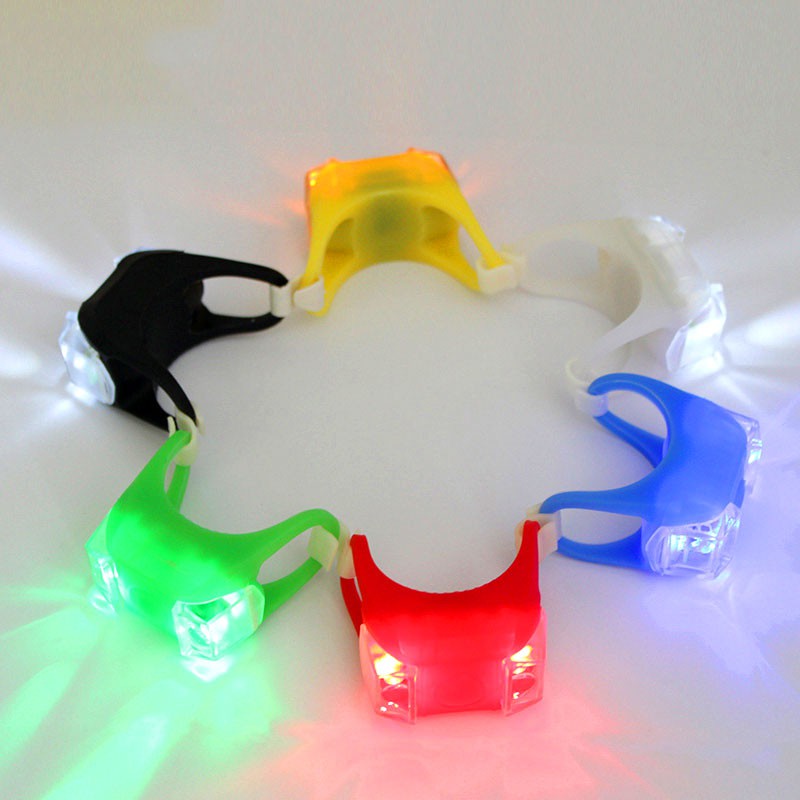 Silicone Lights Cycling Bike Accessories Mountain Bike Tail Lights Bicycle Decorative Lights
