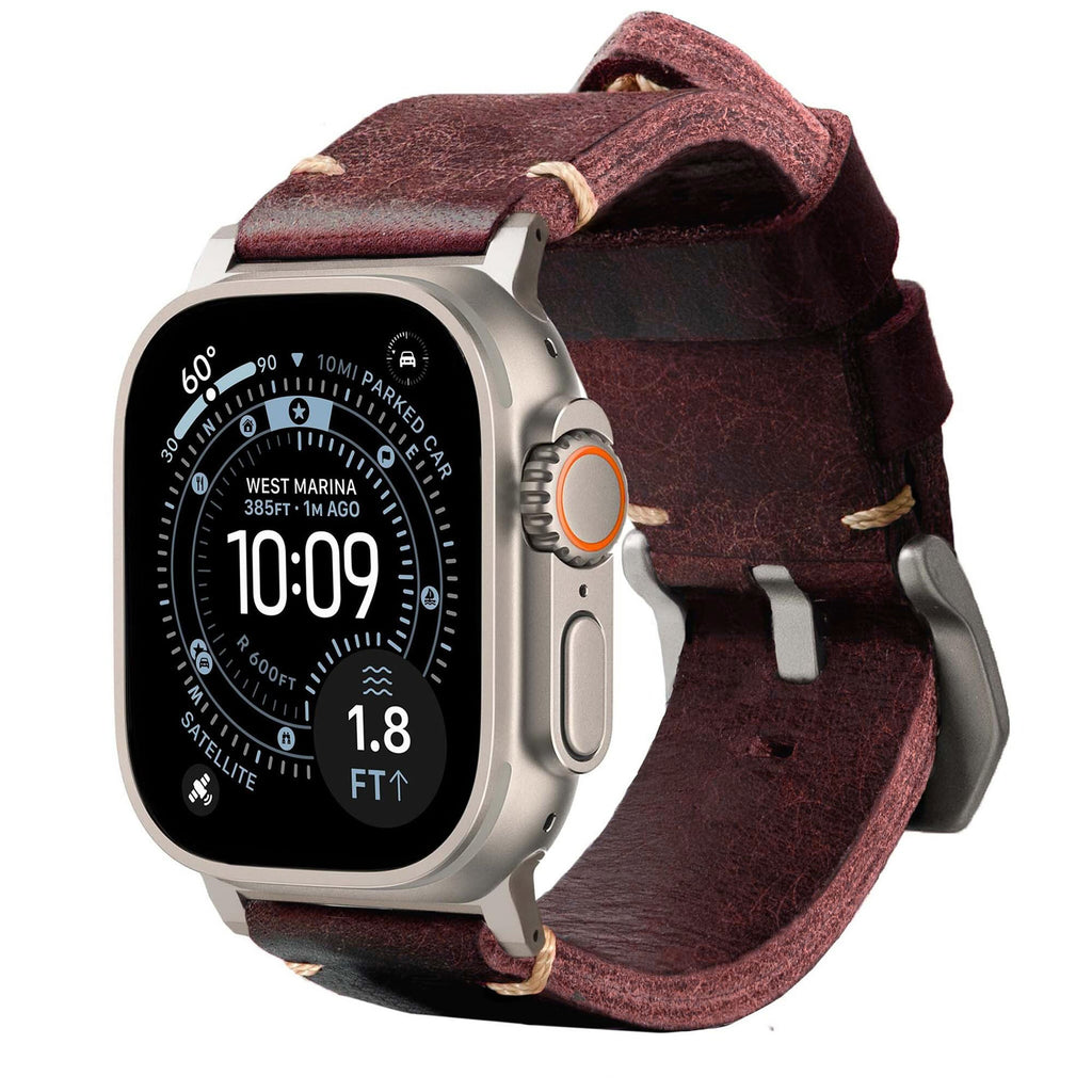 Correa de cuero R01 para Apple Watch | Robust