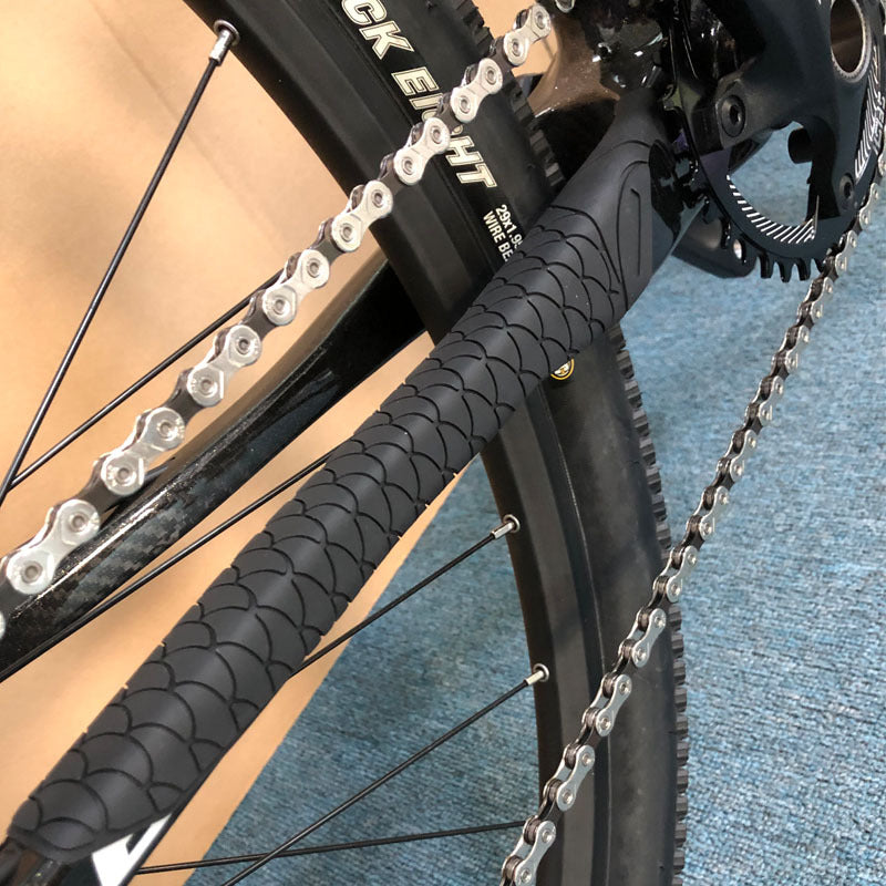 Bicycle Chain Guard Sticker Frame Protection Sticker Silicone Sheet Mountain Bike Road Bike Anti-Hanging Protective Film