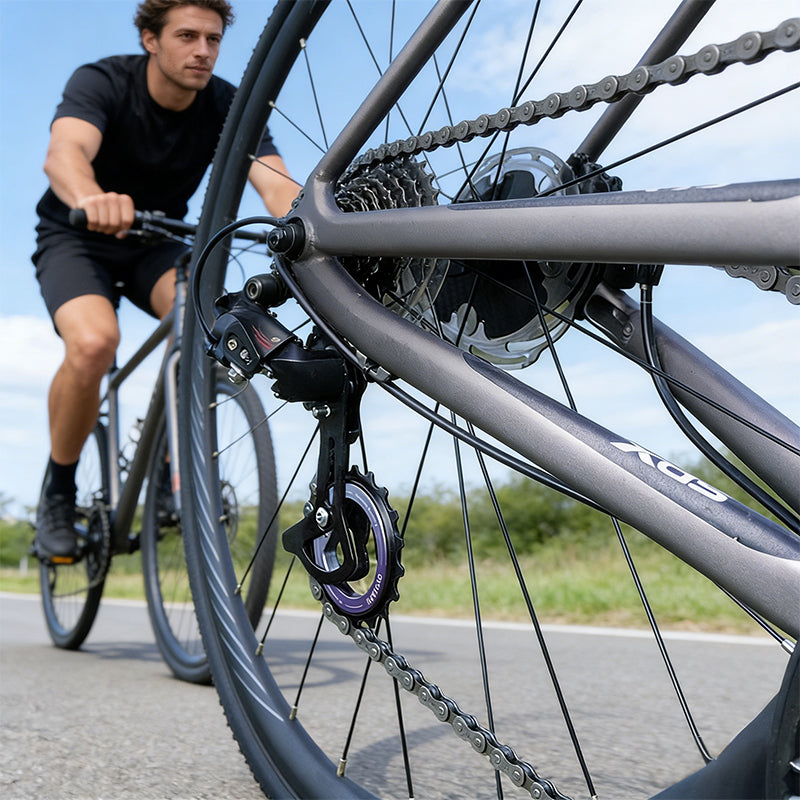 Polea de cambio trasero 18T con rodamiento cerámico para bicicleta