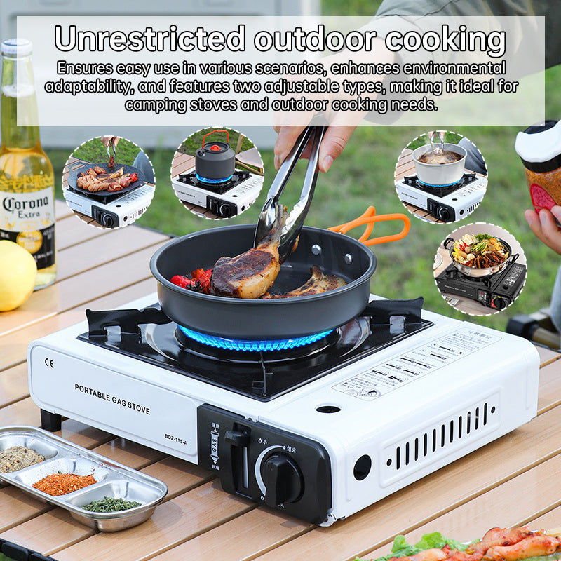 Estufa portátil de gas para camping de 2,2 kW con estuche