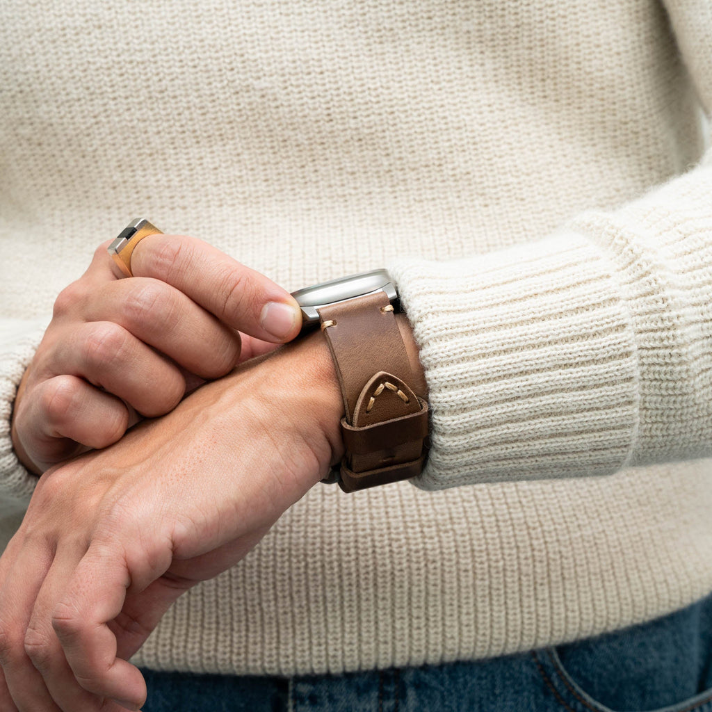 Correa de cuero R01 para Apple Watch | Robust