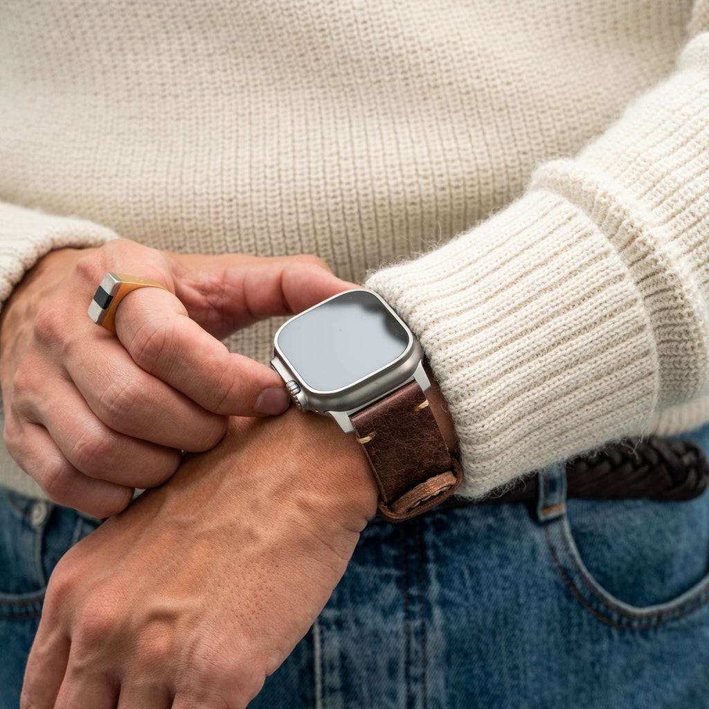 Correa de cuero R01 para Apple Watch | Robust