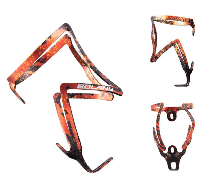 BOLANY Mountain Bike Aluminum Bottle Cage Lightweight Bicycle Bottle Cage One-piece Molded Gradient Color