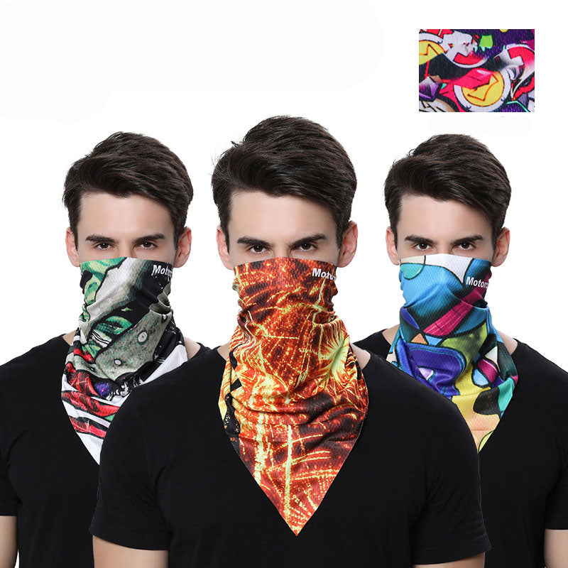 Cycling Headscarf Seamless Magic Triangle Scarf Men's And Women's Mountain Bike Equipment Variety Scarf Cycling Headgear