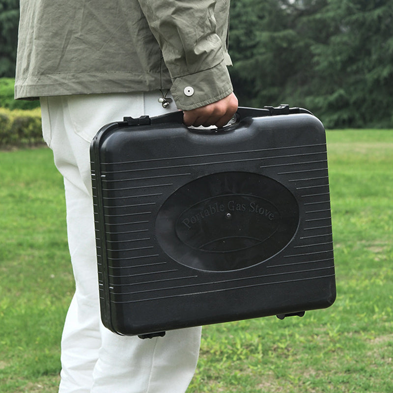Estufa portátil de gas para camping de 2,2 kW con estuche