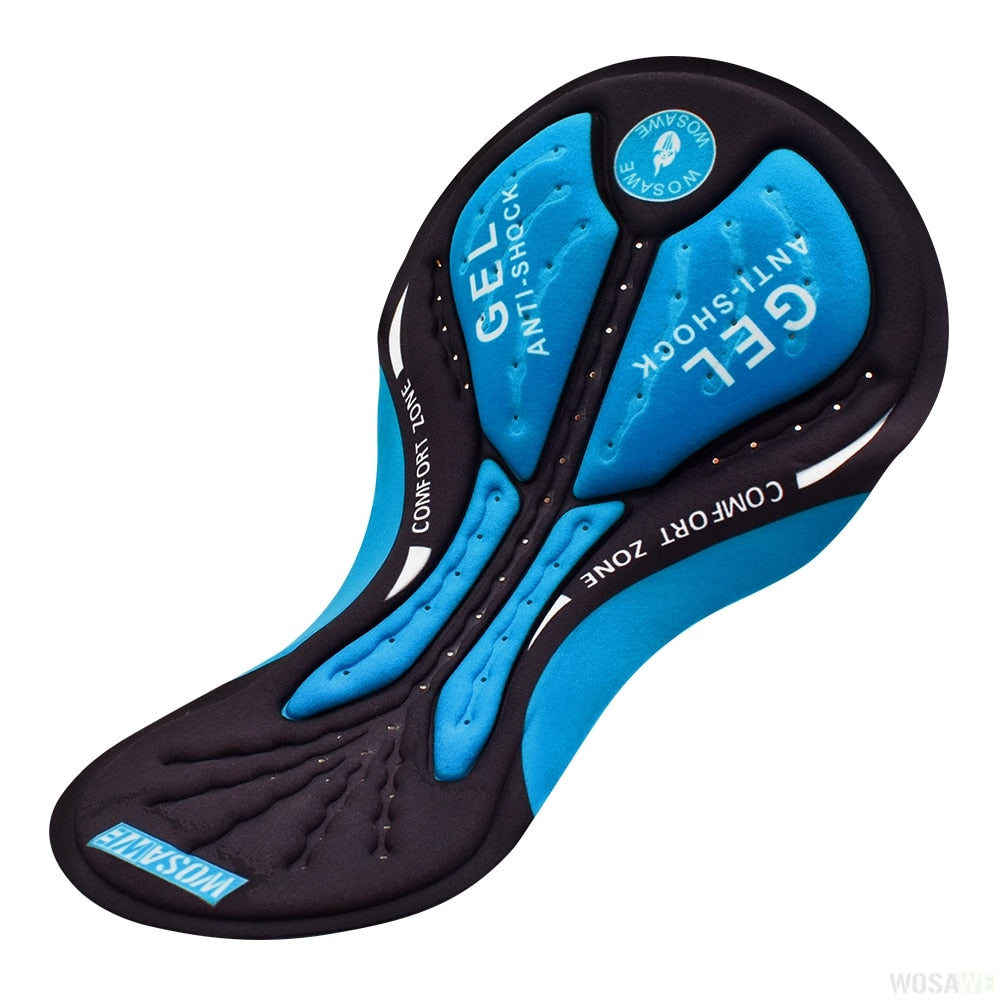 Cycling Short Cushion Breathable 5D Pad Bike Base Cushion Outdoor Biking Underwear Silica Gel Pad Riding Accessories Men Woman