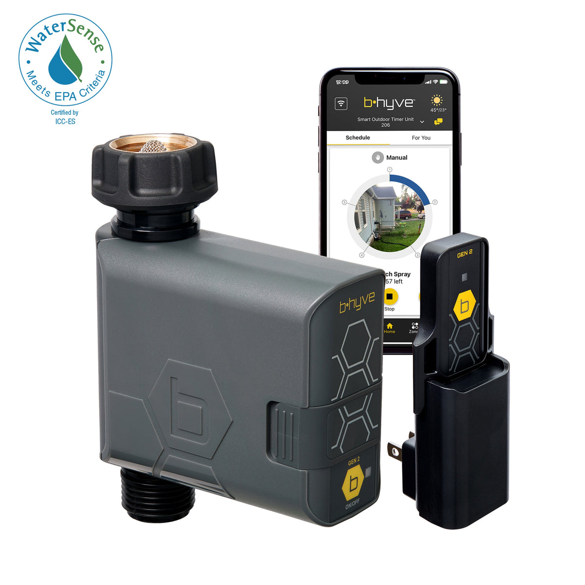 Orbit B-hyve Gen 2 Smart Hose Watering Timer with Gen 2 Hub – 21204
