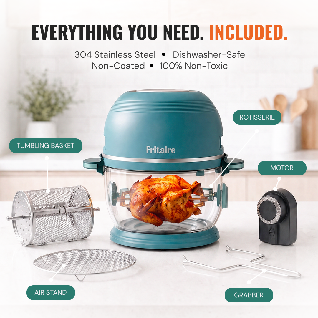 Fritaire Self-Cleaning Air Fryer – Sage Green