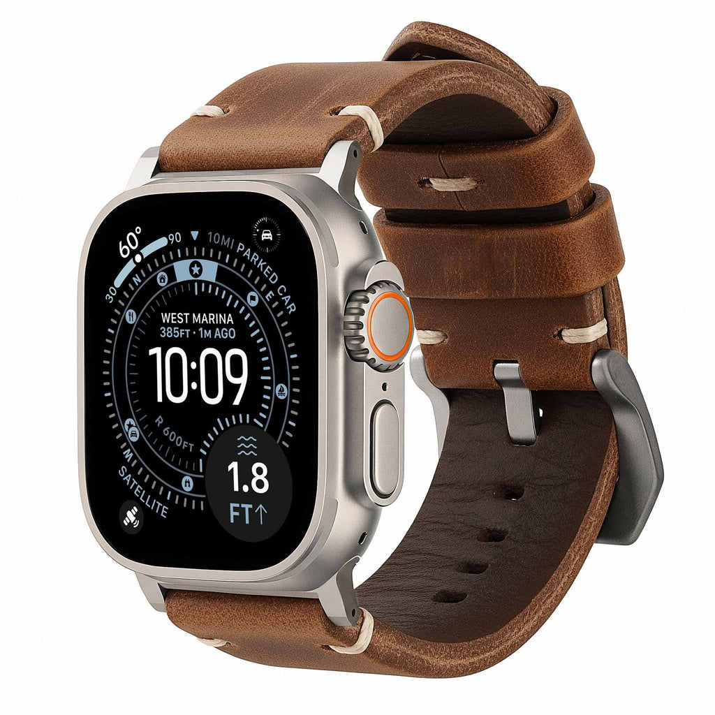 Correa de cuero R01 para Apple Watch | Robust