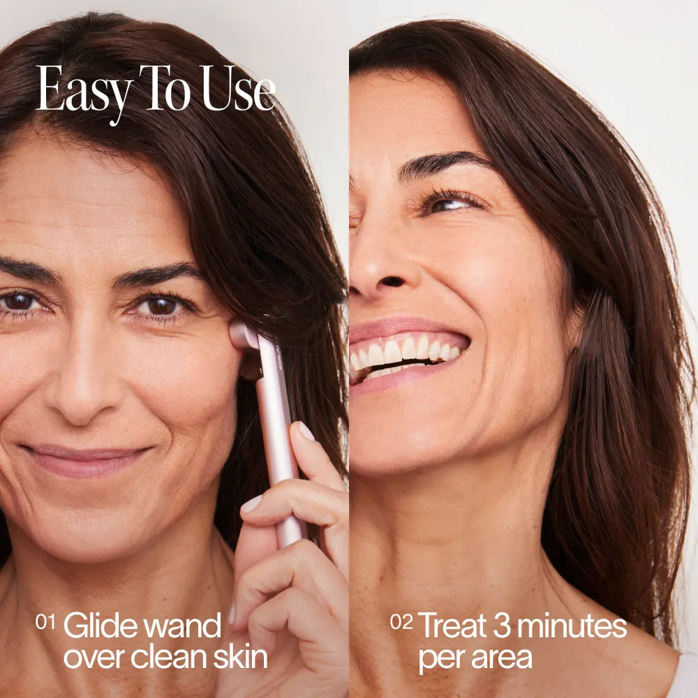 Solawave 4-in-1 Red Light Therapy Wand & LightBoost Serum Kit