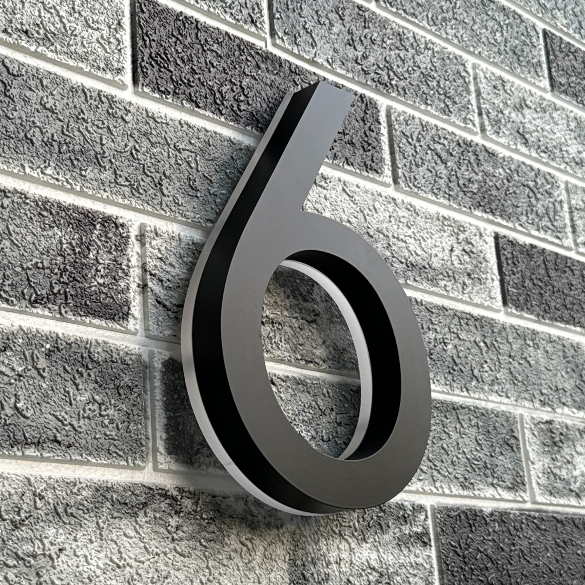 Custom Backlit LED House Numbers for Outdoor Use