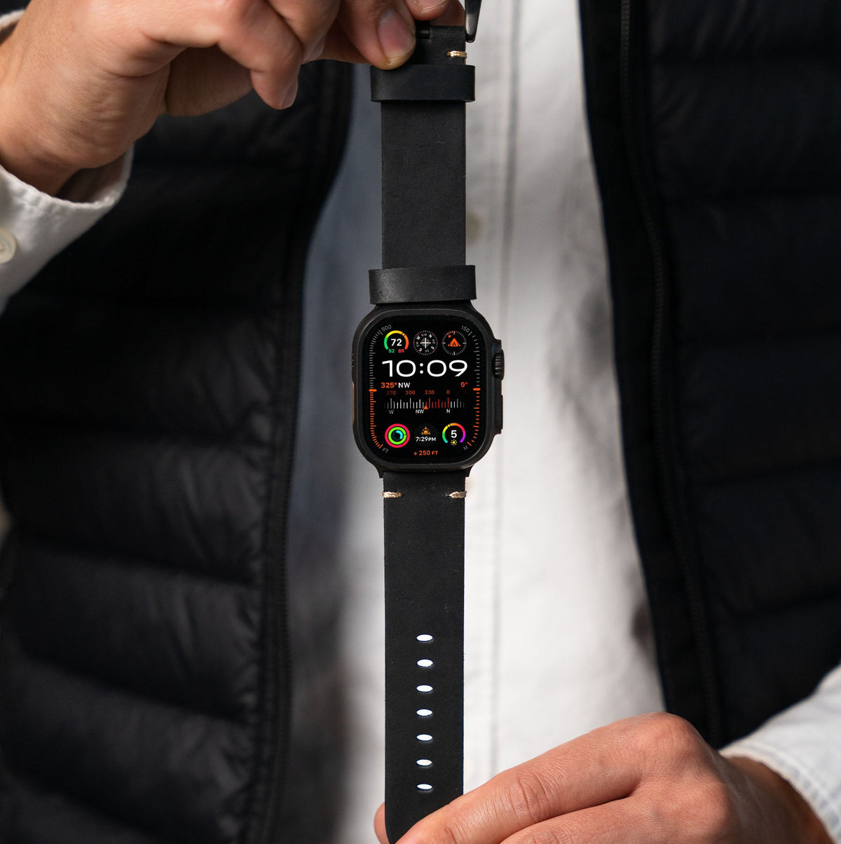 Correa de cuero R01 para Apple Watch | Robust