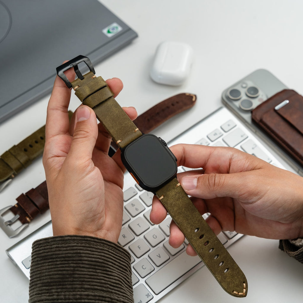 Correa de cuero R01 para Apple Watch | Robust