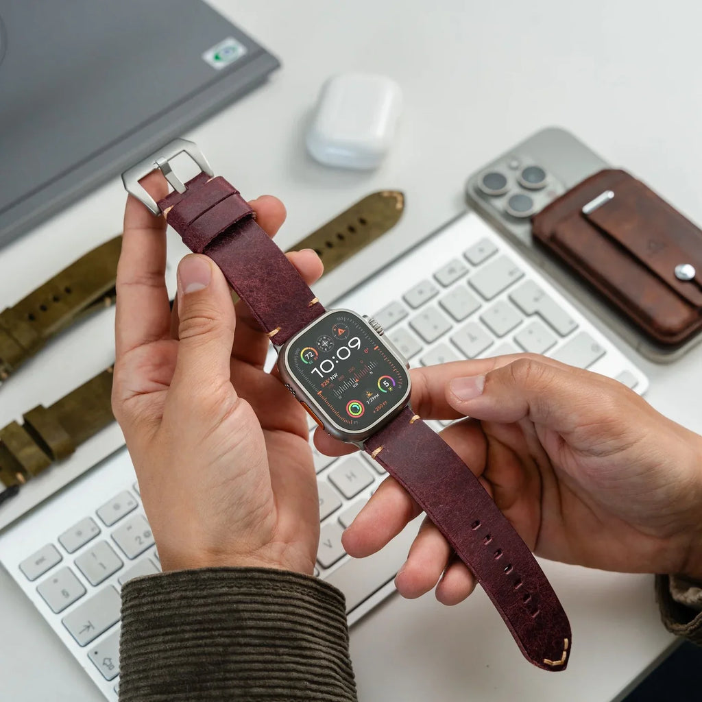Correa de cuero R01 para Apple Watch | Robust